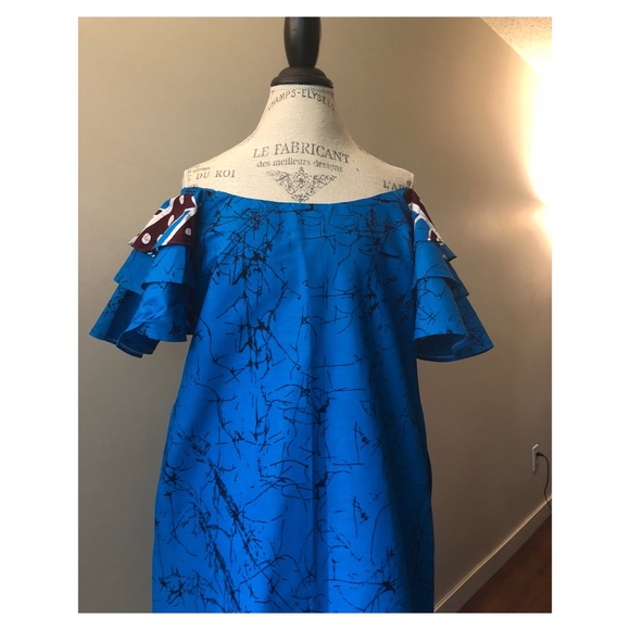 COPY - African print shift dress - Picture 3 of 4